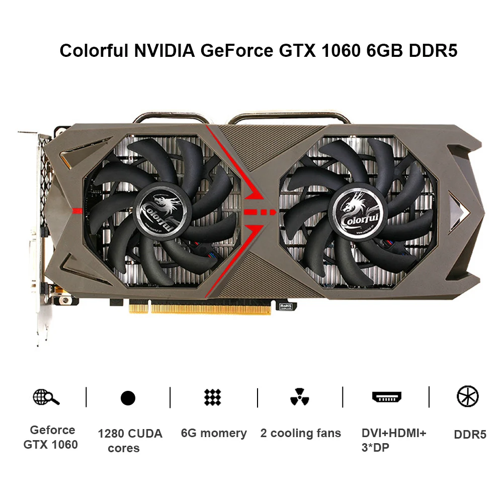 Us 599 0 Colorful Mining Bitcoin Geforce Gtx 1060 Graphics Card 6gd5 Gaming Motherboard Igame Z270 Ymir X For Intel Z270 Lga1151 Board In Graphics - 